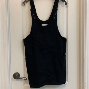 Pull and bear black denim dress